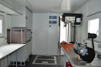 Передвижная лаборатория неразрушающего контроля ЛКК на газомоторном шасси КАМАЗ-43118-37