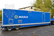 Мобильное комплектное распределительное устройство (МКРУ) в блок-модуле контейнерного типа переменного объема
